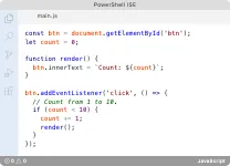 A snapshot of PoweShell VSCode light theme