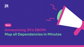 Announcing Jit’s SBOM: Map all Dependencies in Minutes