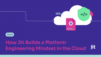 a cloud with the words how jit build a platform engineering minds in the cloud