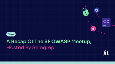 a blue background with the words a recap of the owasp meetup