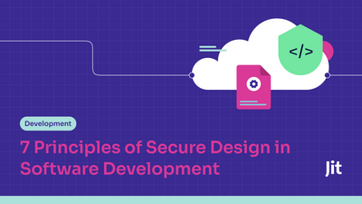 a cloud with the words 7 principals of secure design in software development