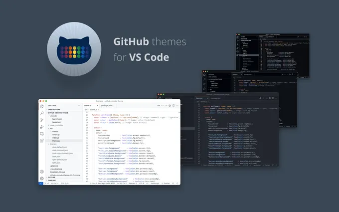 GitHub VSCode theme package