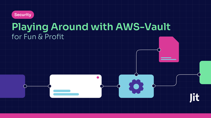 a diagram with the words playing around with aws - vault for fun and profits