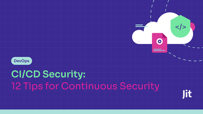 a cloud with the words cl / cd security 12 tips for continuous security