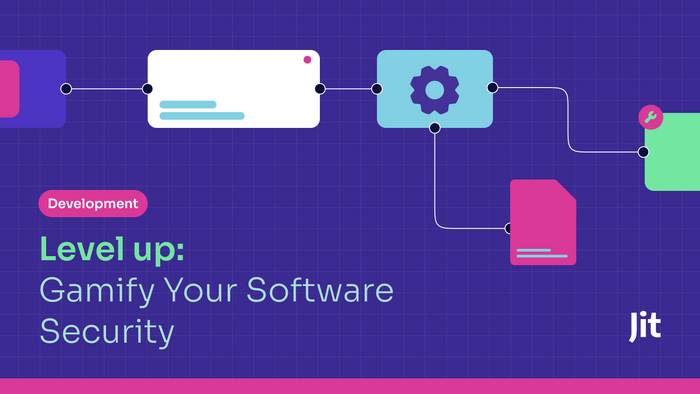 a diagram with the words level up gamify your software security